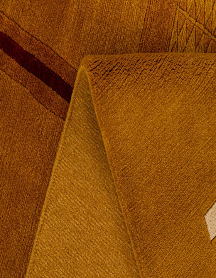 Detail image of  5' 8 x 7' 7  Hand Knotted Nepal Wool Rug