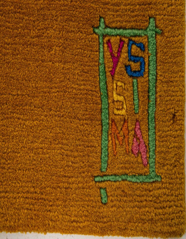 Detail image of  5' 8 x 7' 7  Hand Knotted Nepal Wool Rug