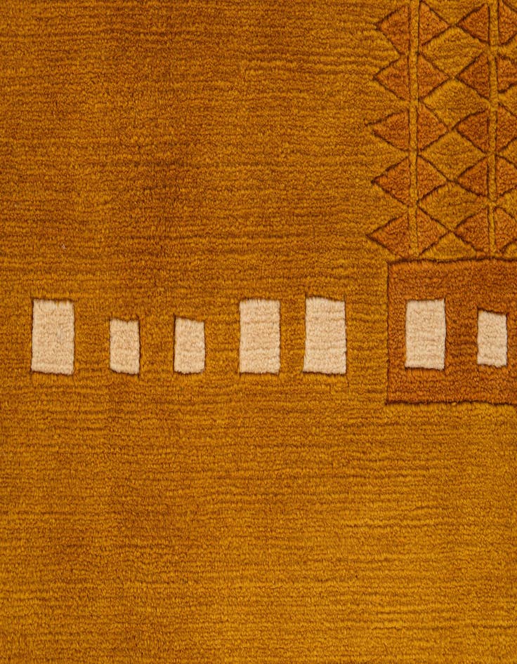 Detail image of  5' 8 x 7' 7  Hand Knotted Nepal Wool Rug