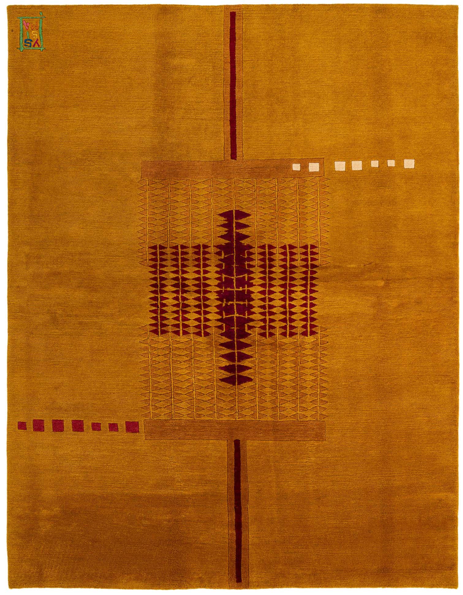 Primary image  5' 8 x 7' 7  Hand Knotted Nepal Wool Rug