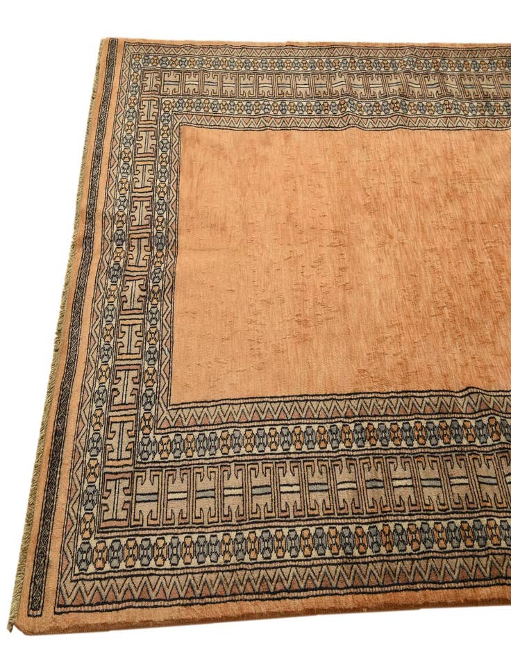 Detail image of  5' 1 x 8'  Hand Knotted Peshawar Ziegler Rug