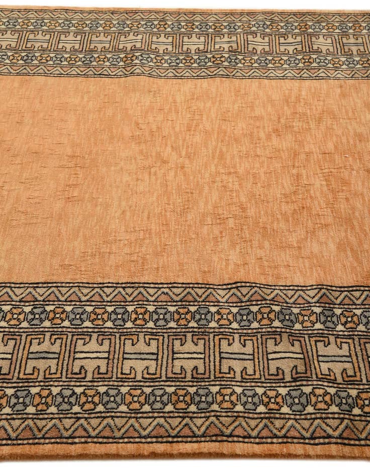 Detail image of  5' 1 x 8'  Hand Knotted Peshawar Ziegler Rug