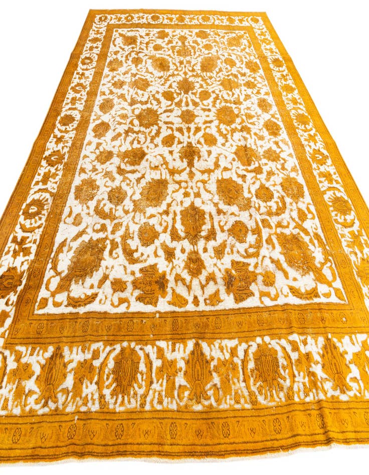 Detail image of  9' 6 x 12' 7  Hand Knotted Ultra Vintage Persian Wool Rug