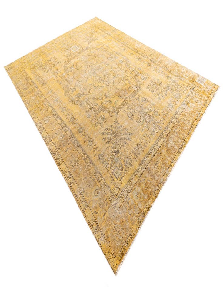 Detail image of  9' 2 x 12' 5  Hand Knotted Ultra Vintage Persian Wool Rug