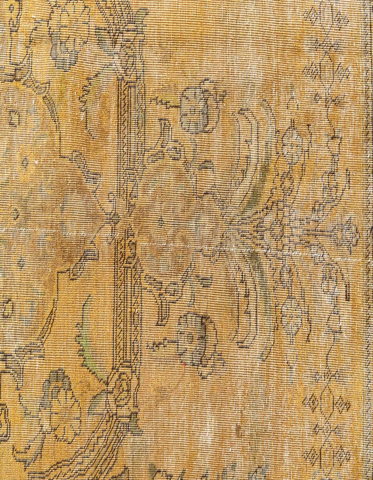 Detail image of  9' 2 x 12' 5  Hand Knotted Ultra Vintage Persian Wool Rug