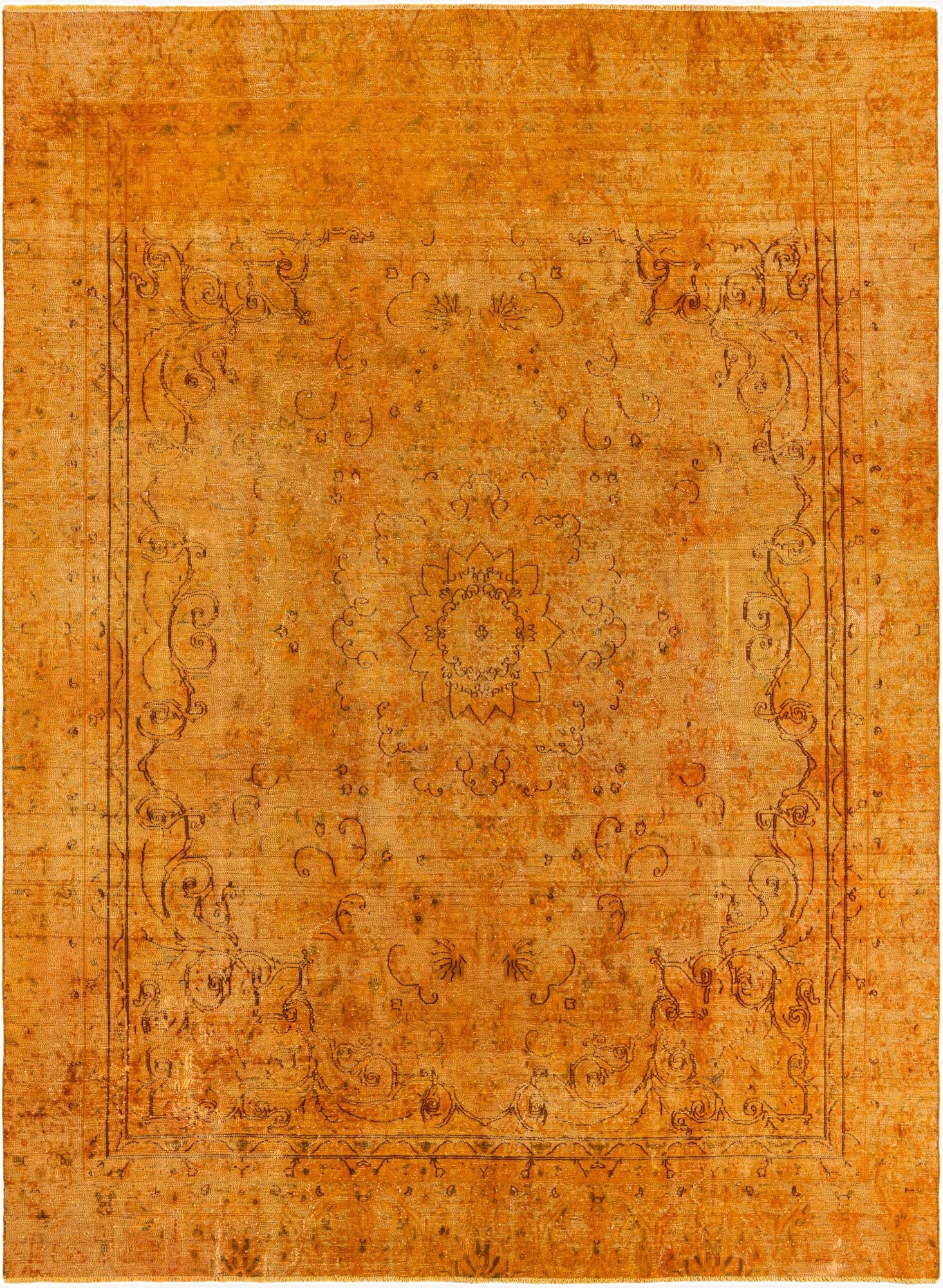  8' 6 x 11' 6  Hand Knotted Ultra Vintage Persian Wool Rug