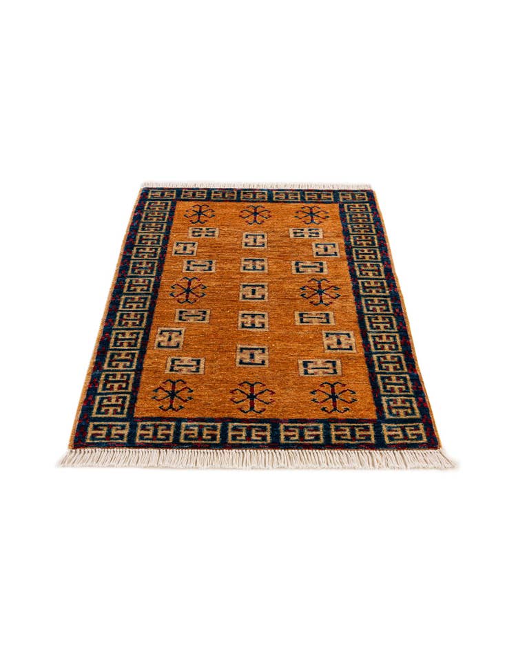 Detail image of  2' 8 x 3' 10  Hand Knotted Ziegler Wool Rug