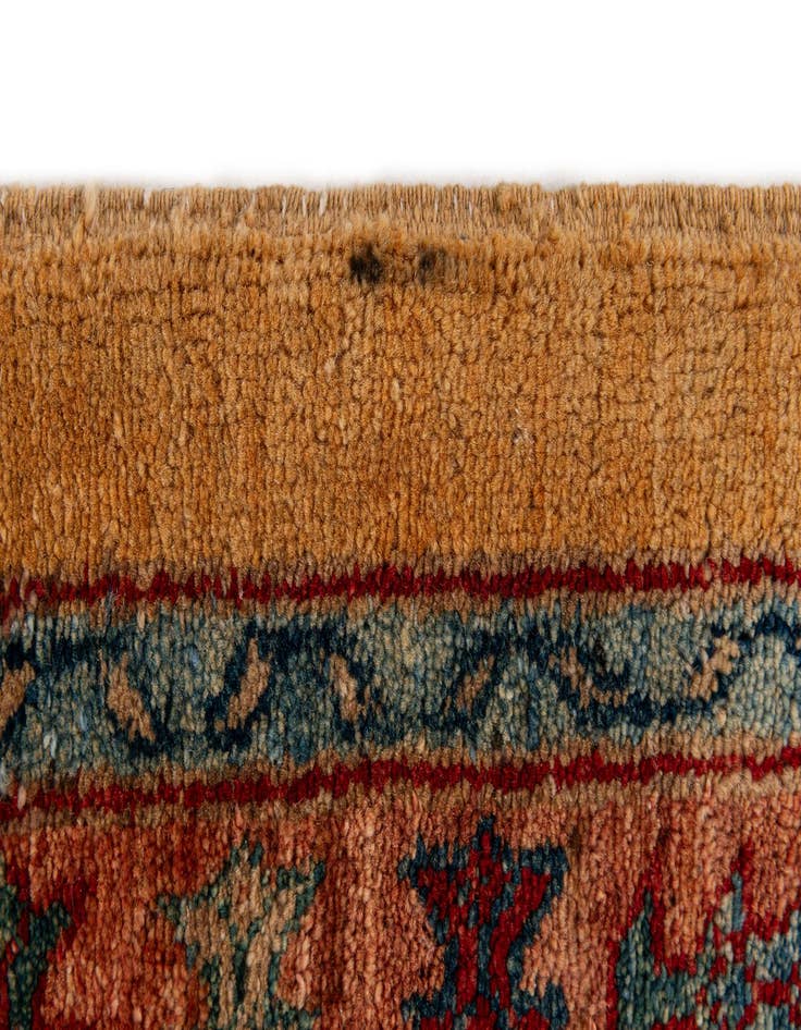 Detail image of  3' 4 x 5'  Hand Knotted Ziegler Wool Rug