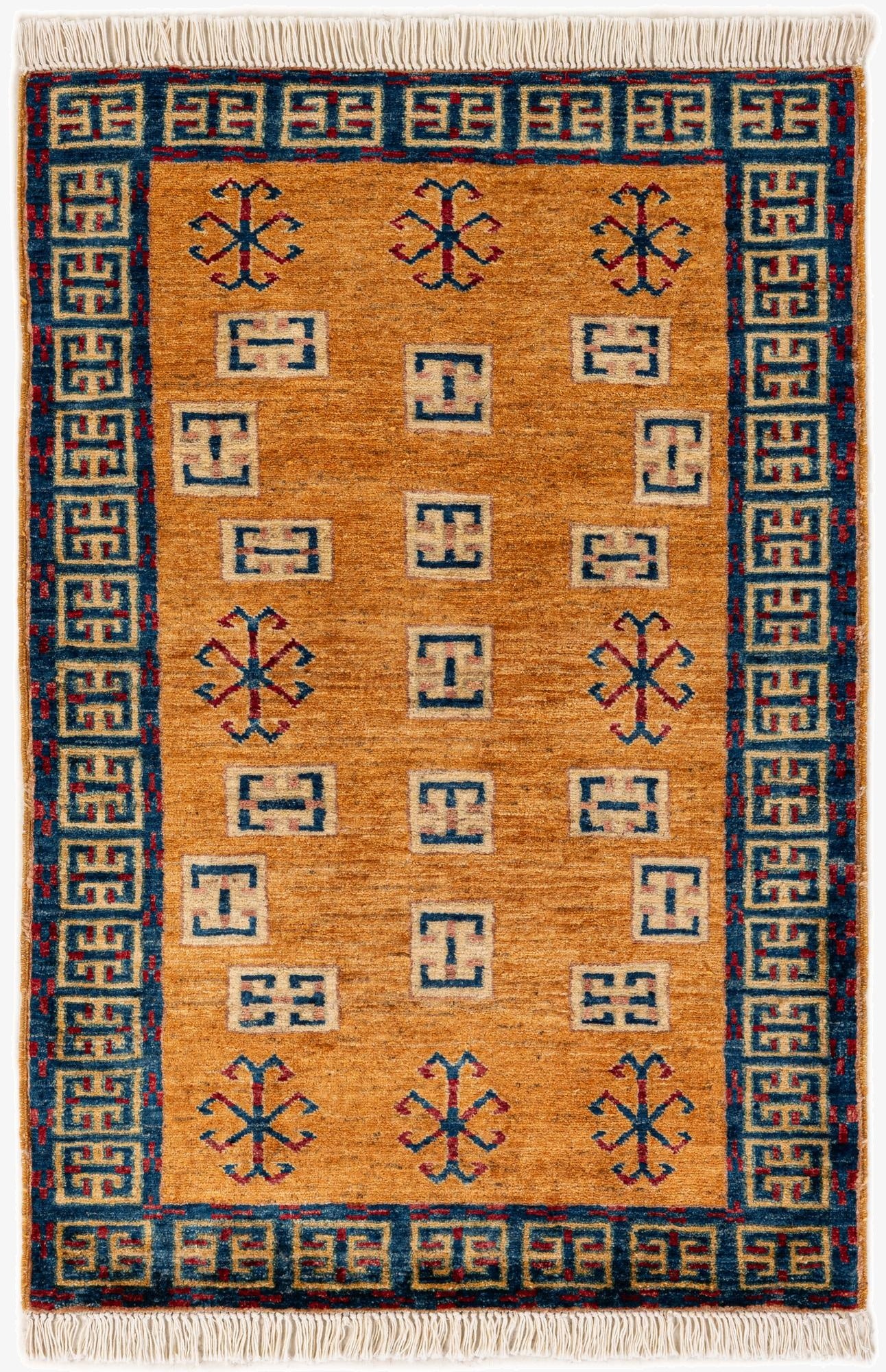  2' 8 x 3' 10  Hand Knotted Ziegler Wool Rug