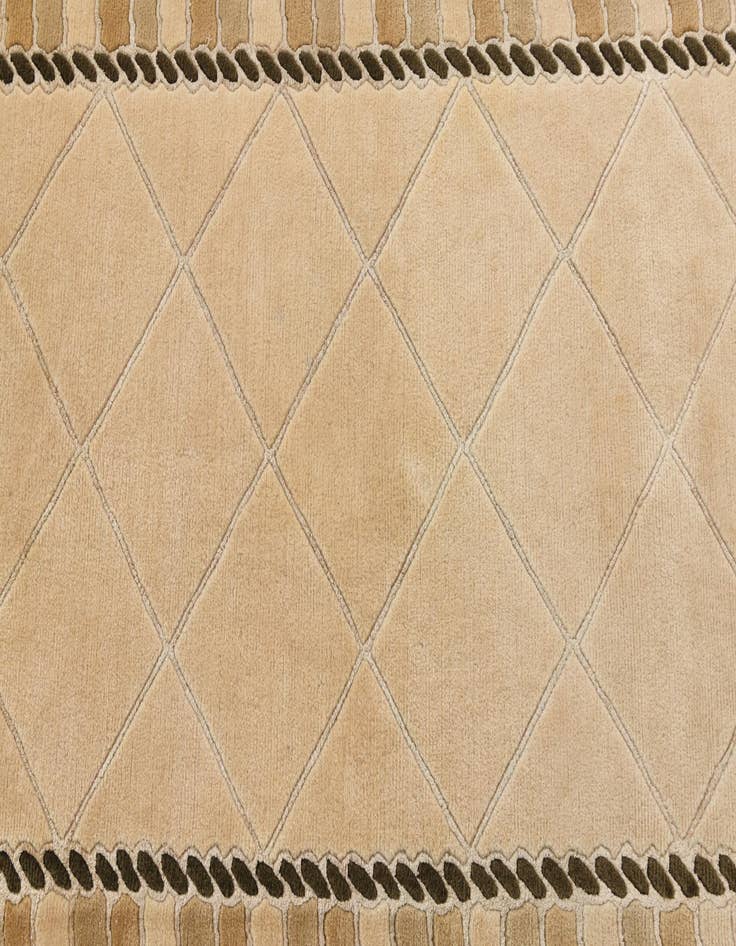 Detail image of  3' 5 x 13' 3  Hand Knotted Darya Wool Runner Rug