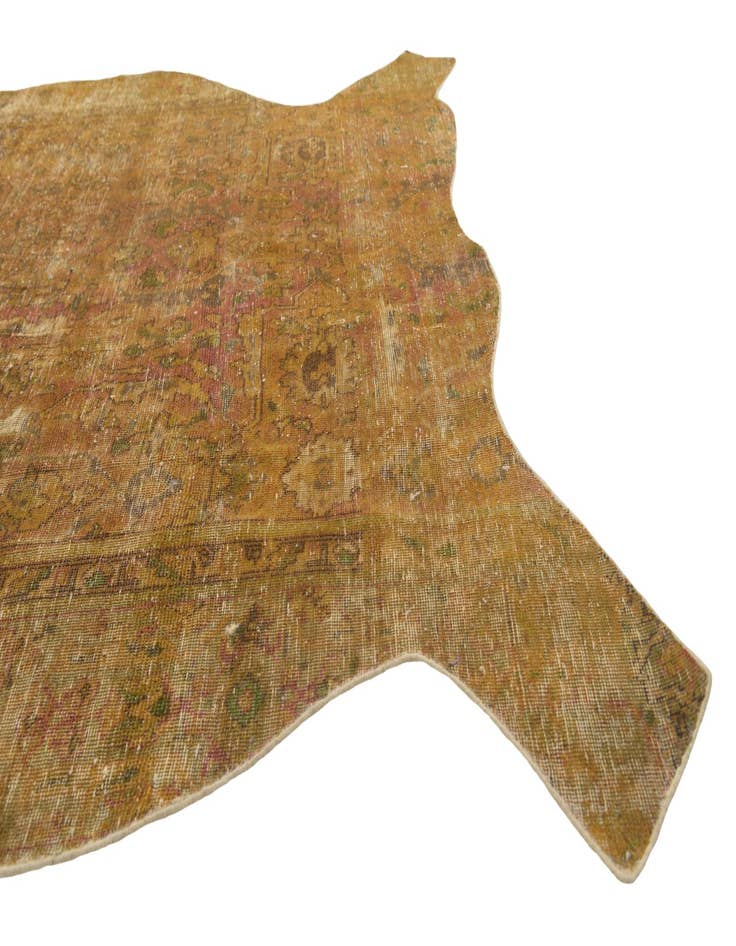 Detail image of  5' 10 x 6' 3  Hand Knotted Ultra Vintage Persian Wool Square Rug