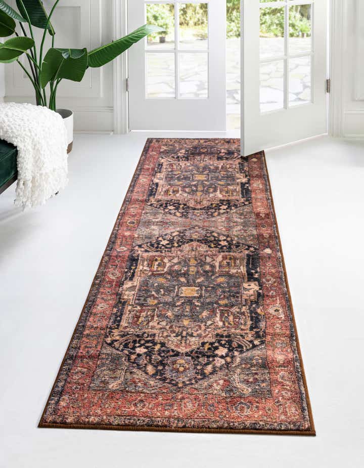 Muted Rust 2' 2 x 5' Medina Runner Rug | Rugs.com