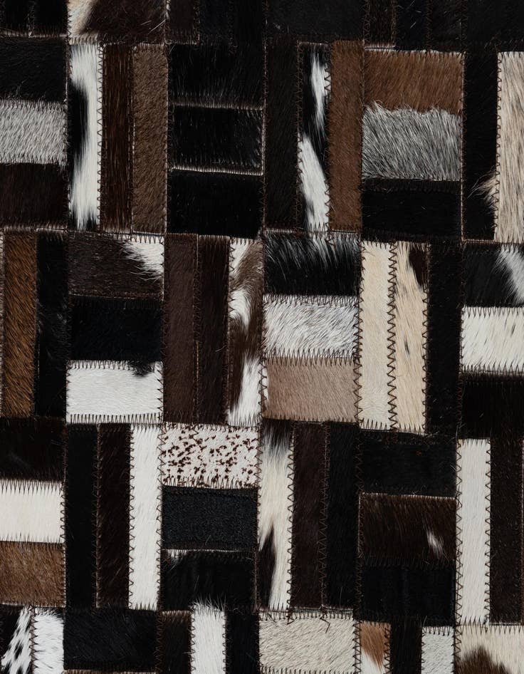Detail image of  2' x 3' Cowhide Leather Rug