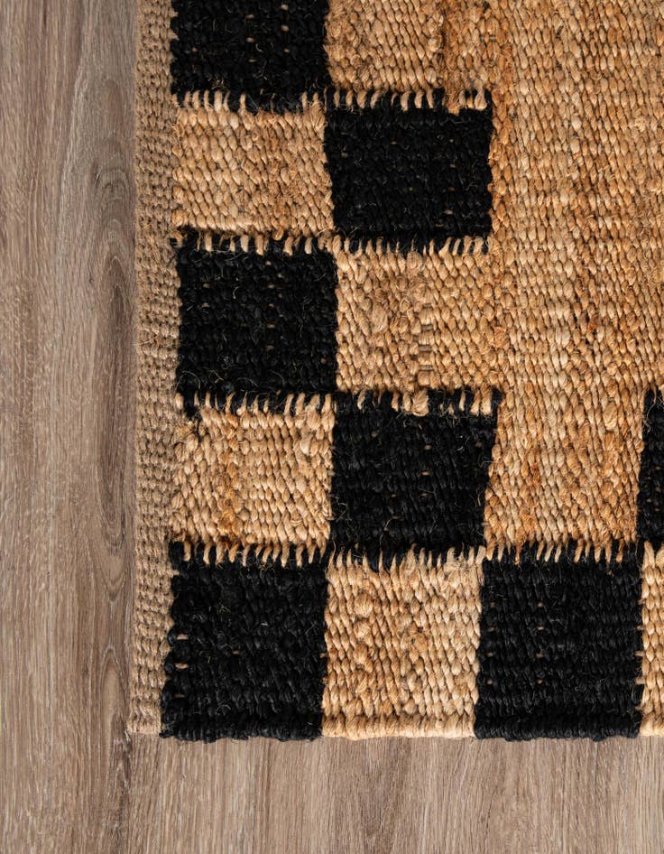 Detail image of  7' 10 x 10'  Hand Woven Laurel Handwoven Jute Rug