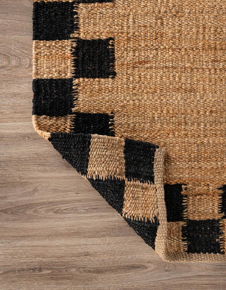 Detail image of  7' 10 x 10'  Hand Woven Laurel Handwoven Jute Rug