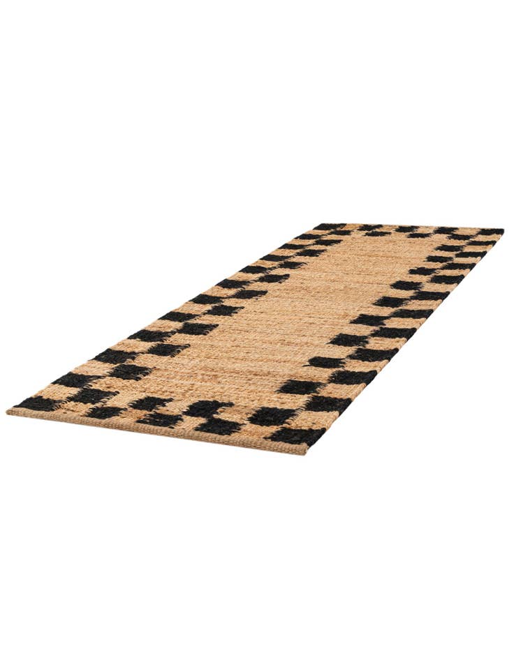 Detail image of  2' x 6' 1  Hand Woven Laurel Handwoven Jute Runner Rug
