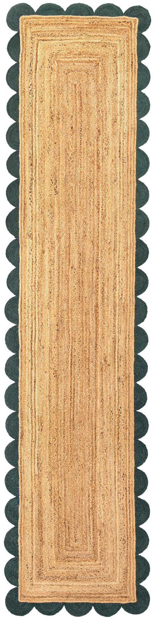 Rug Natural and Green Swatch link