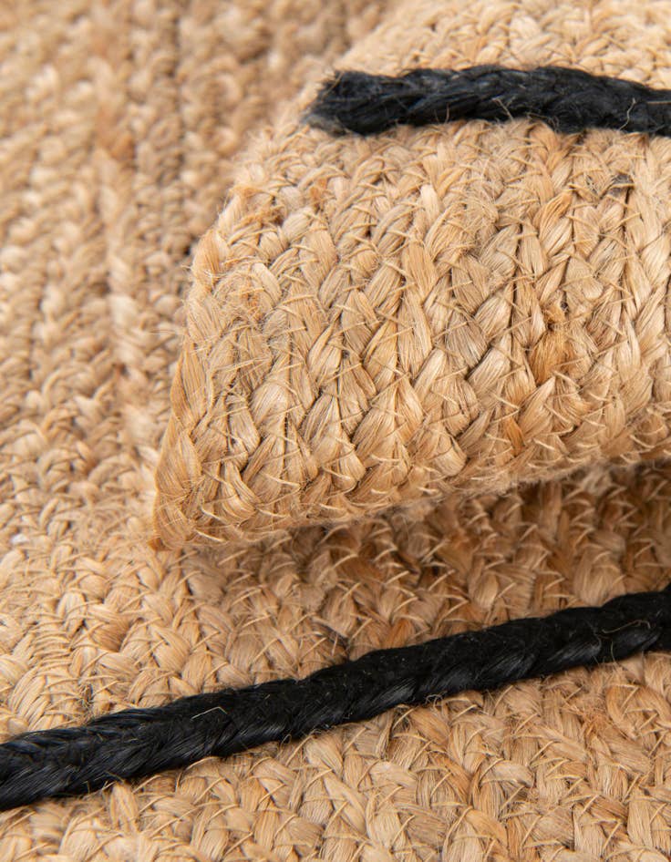 Detail image of  7' 10 x 7' 10 Kids Braided Jute Round Rug