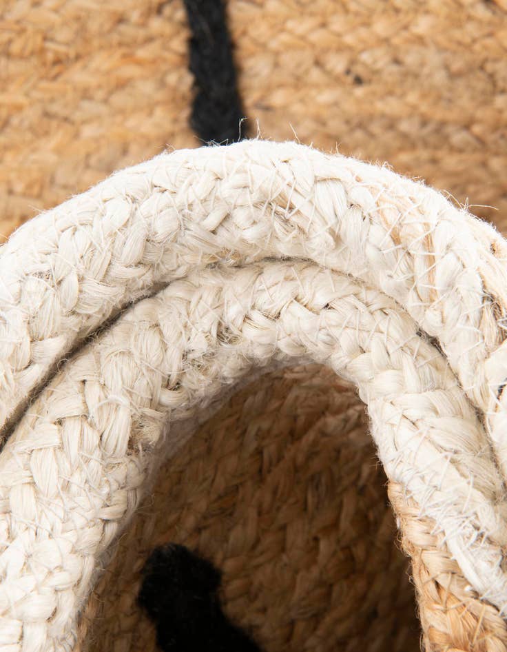 Detail image of  7' 10 x 7' 10 Kids Braided Jute Round Rug