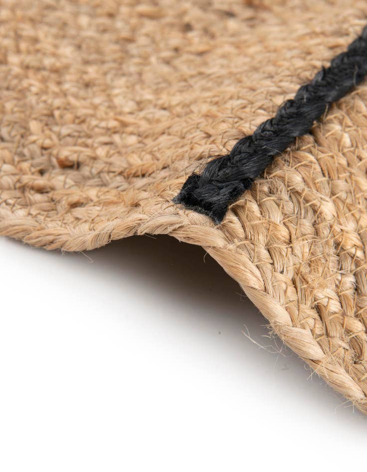 Detail image of  7' 10 x 7' 10 Kids Braided Jute Round Rug