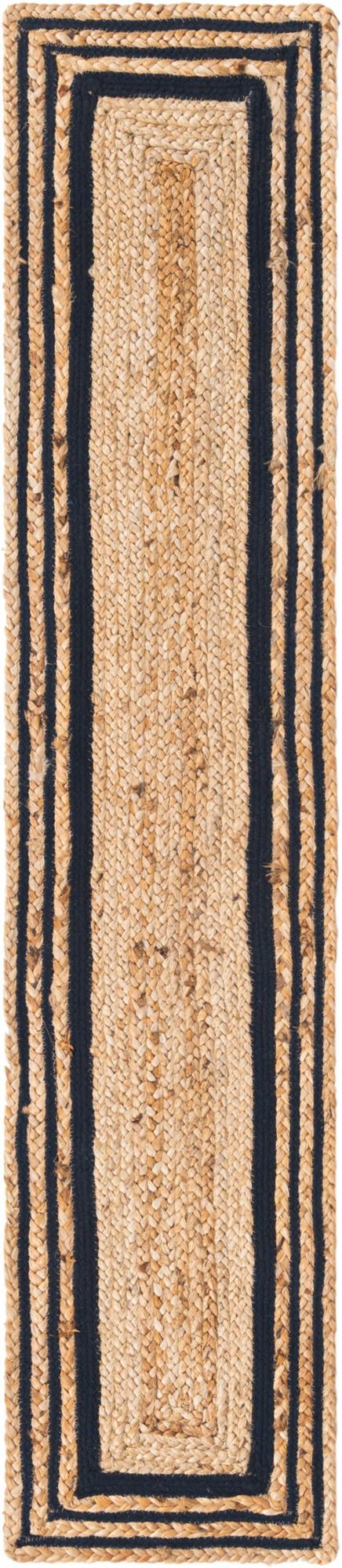 Rug Natural and Navy Blue Swatch link