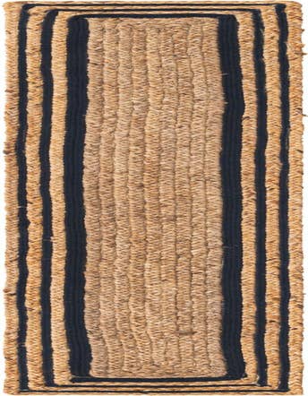 Detail image of  1' 2 x 8'  Hand Braided Jute Table Runner Rug