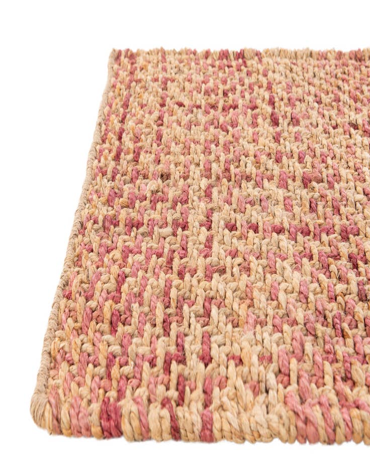 Detail image of  2' 1 x 3' 1  Hand Braided Jute Rug