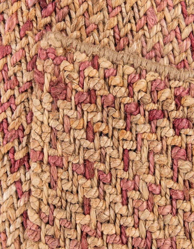 Detail image of  2' 1 x 3' 1  Hand Braided Jute Rug