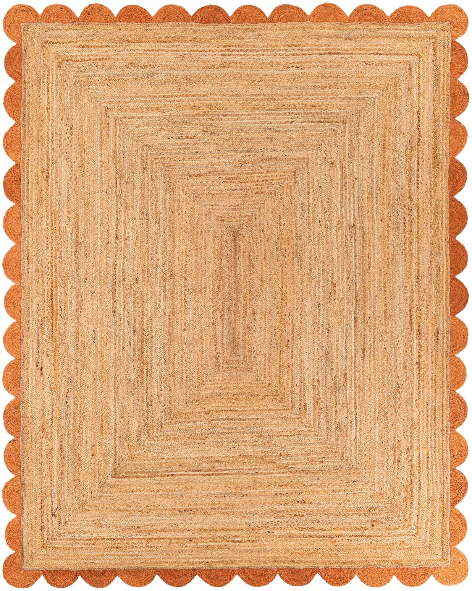 Rug Natural and Terracotta Swatch link