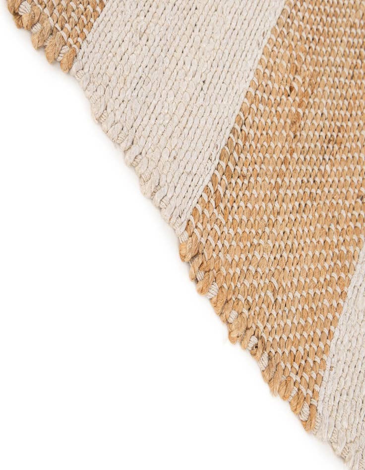 Detail image of  3' x 5' 3  Hand Hand Braided Jute Rug