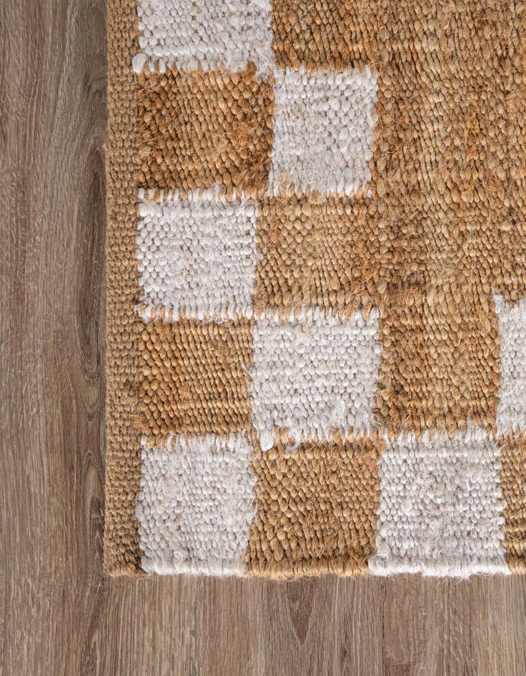Detail image of  7' 10 x 10'  Hand Woven Laurel Handwoven Jute Rug