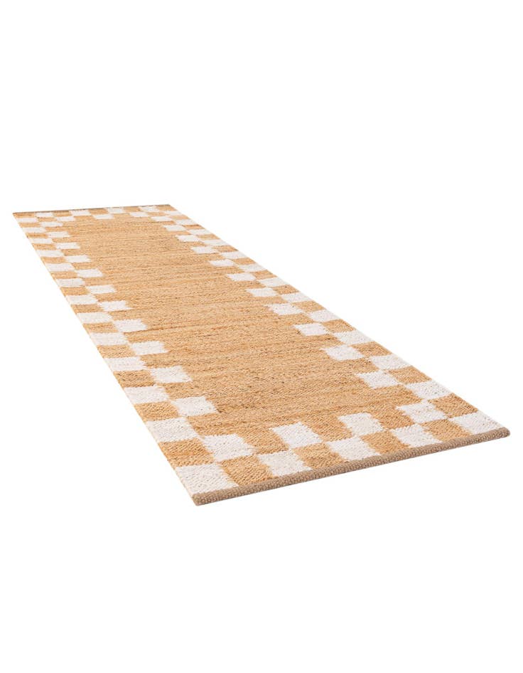 Detail image of  2' 7 x 8'  Hand Woven Laurel Handwoven Jute Runner Rug