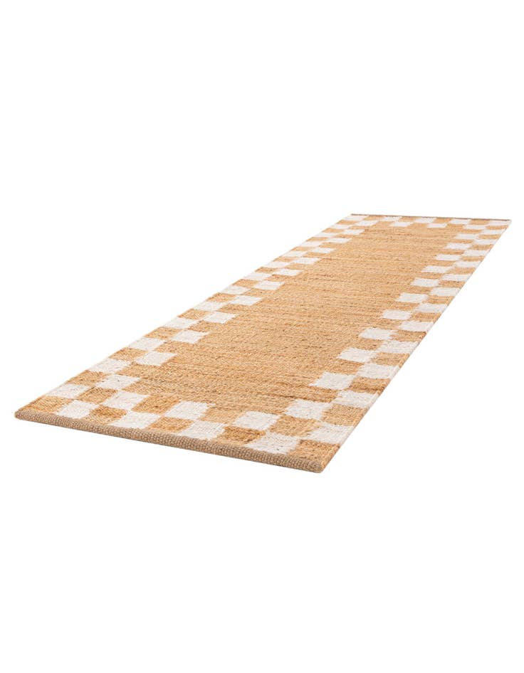 Detail image of  2' 7 x 8'  Hand Woven Laurel Handwoven Jute Runner Rug