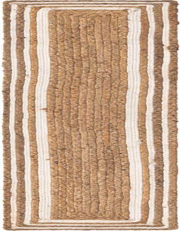 Detail image of  1' 2 x 8'  Hand Braided Jute Table Runner Rug