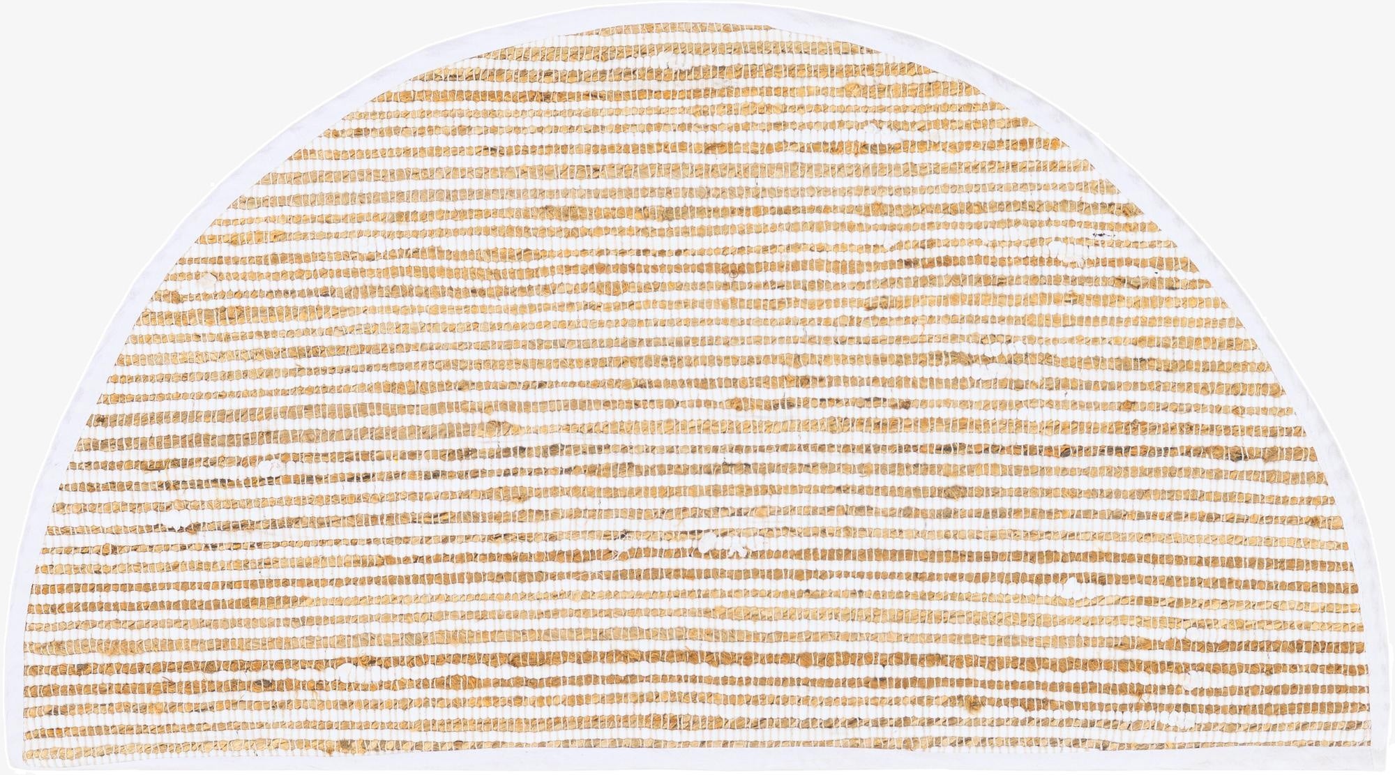  2' 2 x 3' 7  Hand Woven Chindi Jute Hearth Rug