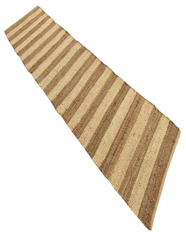 Detail image of  2' 7 x 10'  Hand Braided Jute Runner Rug