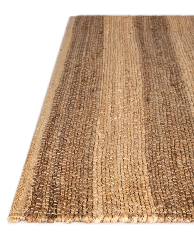 Detail image of  2' 2 x 6' 1  Hand Braided Jute Runner Rug