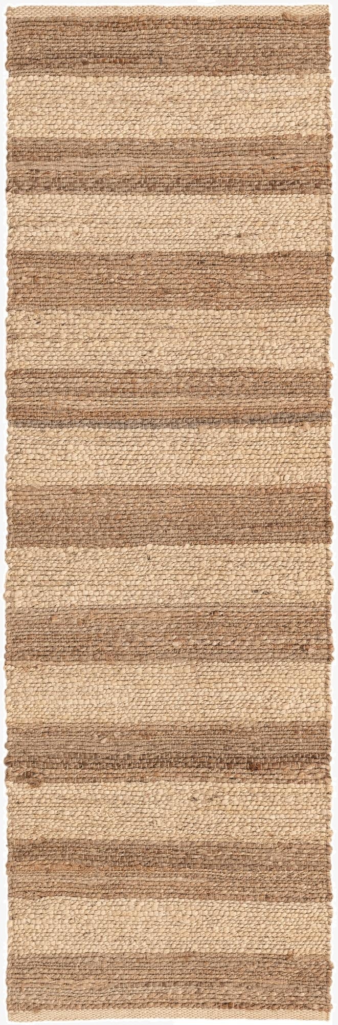  2' 2 x 6' 1  Hand Braided Jute Runner Rug