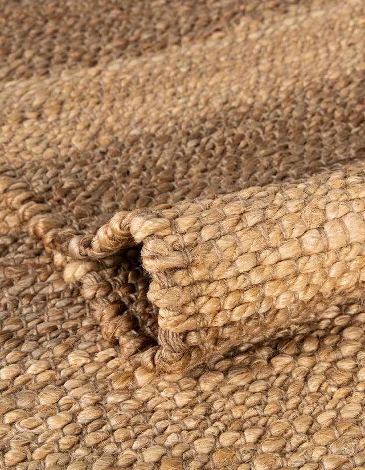 Detail image of  7' 10 x 7' 10  Hand Braided Jute Square Rug