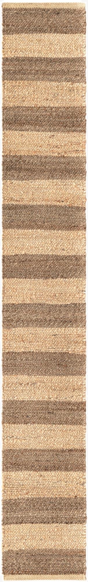  1' 2 x 8'  Hand Braided Jute Table Runner Rug