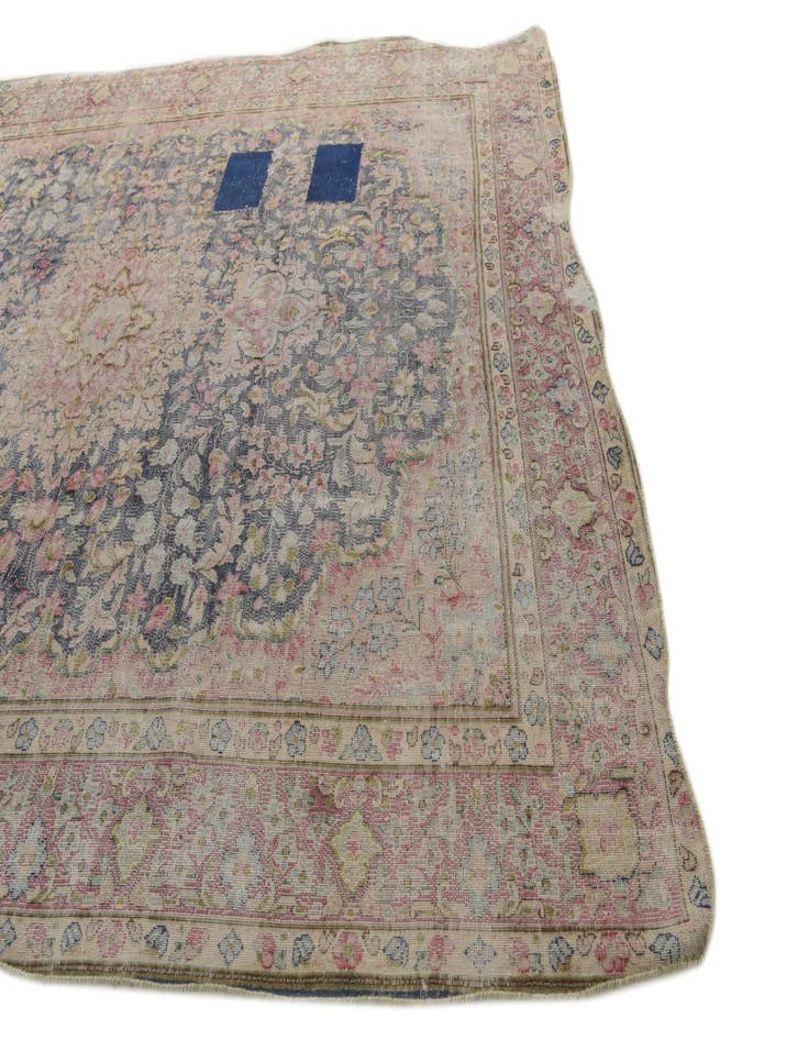 Detail image of  8' 8 x 11' 7  Hand Knotted Ultra Vintage Persian Wool Rug