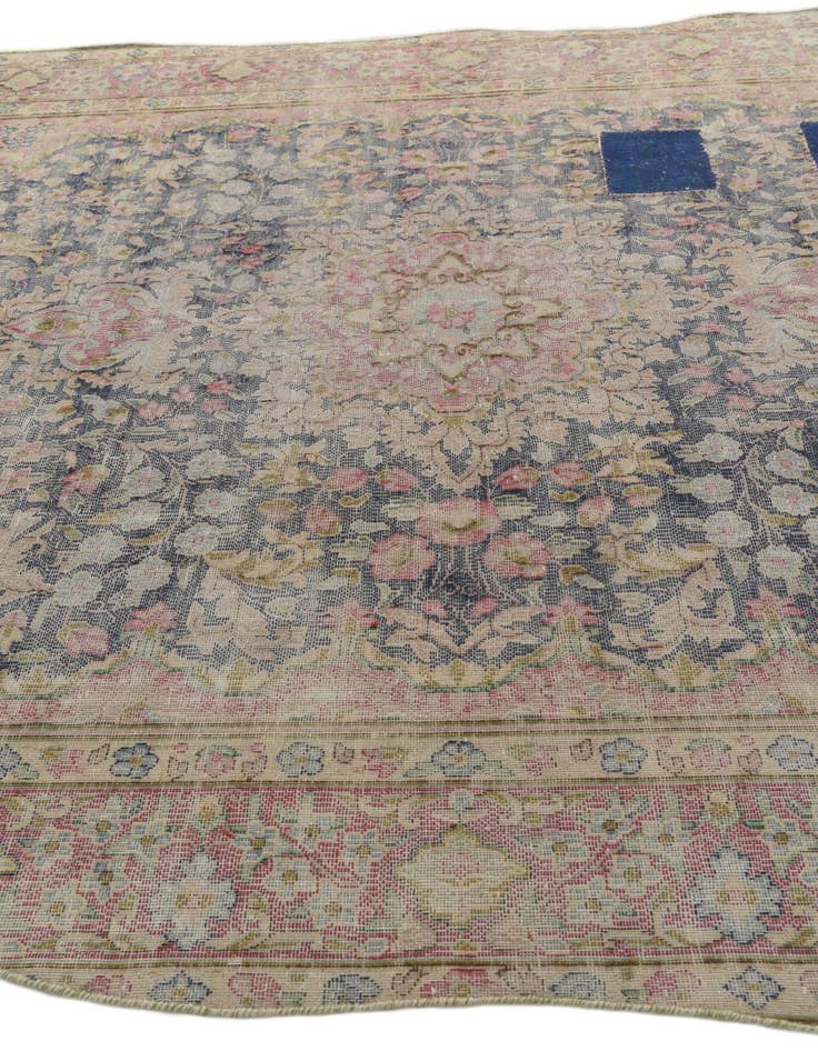 Detail image of  8' 8 x 11' 7  Hand Knotted Ultra Vintage Persian Wool Rug
