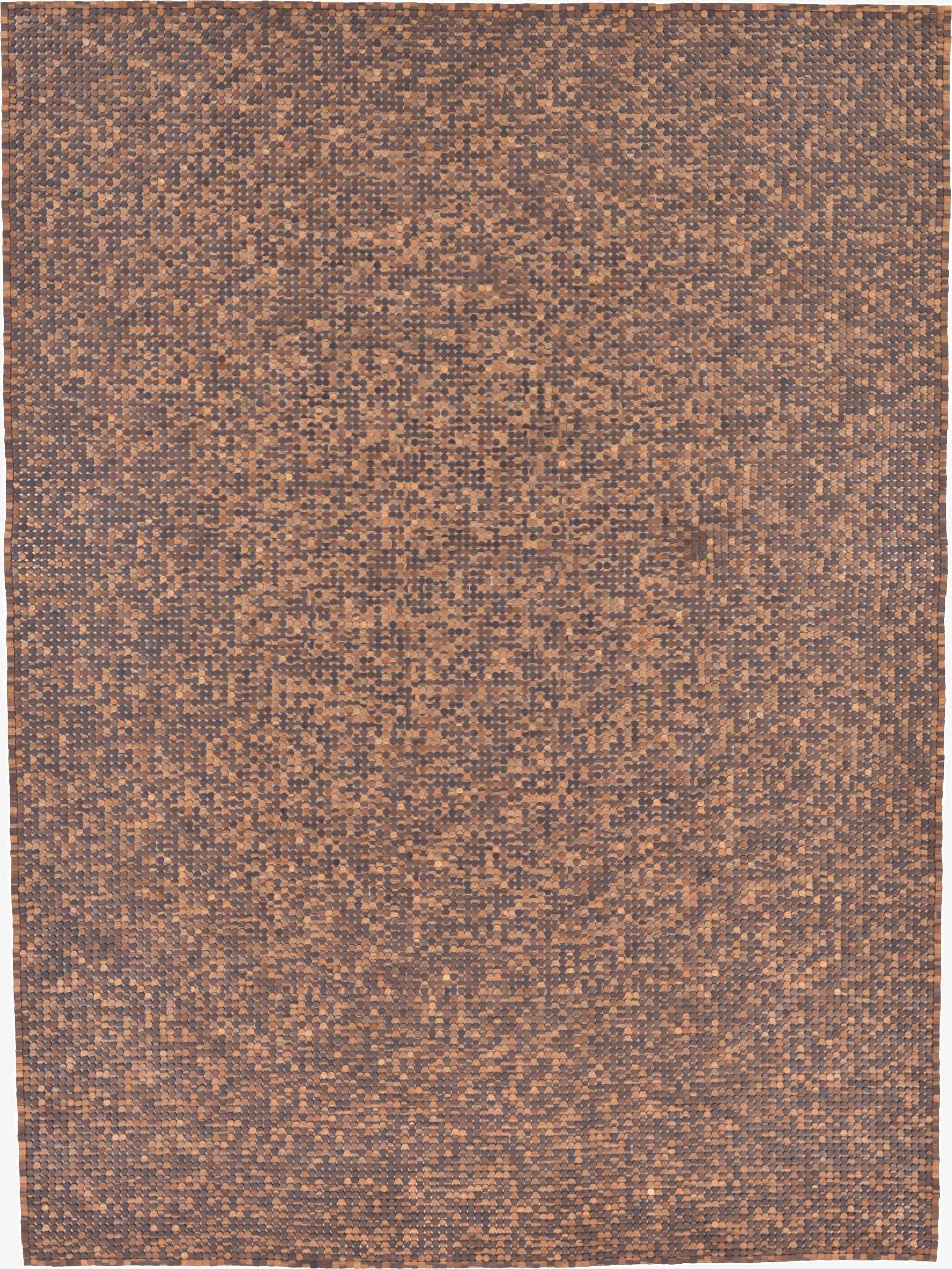  8' 6 x 11' 6  Hand Knotted Wooden Wood Rug