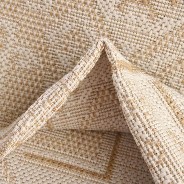 Natural 5' 3 x 5' 3 Aztec Indoor / Outdoor Octagon Rug | Rugs.com