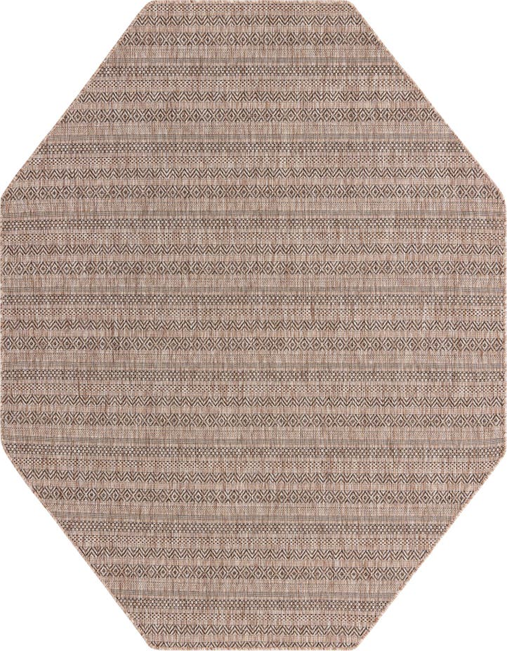  7' 10 x 7' 10  Washable Ribbon Indoor / Outdoor...