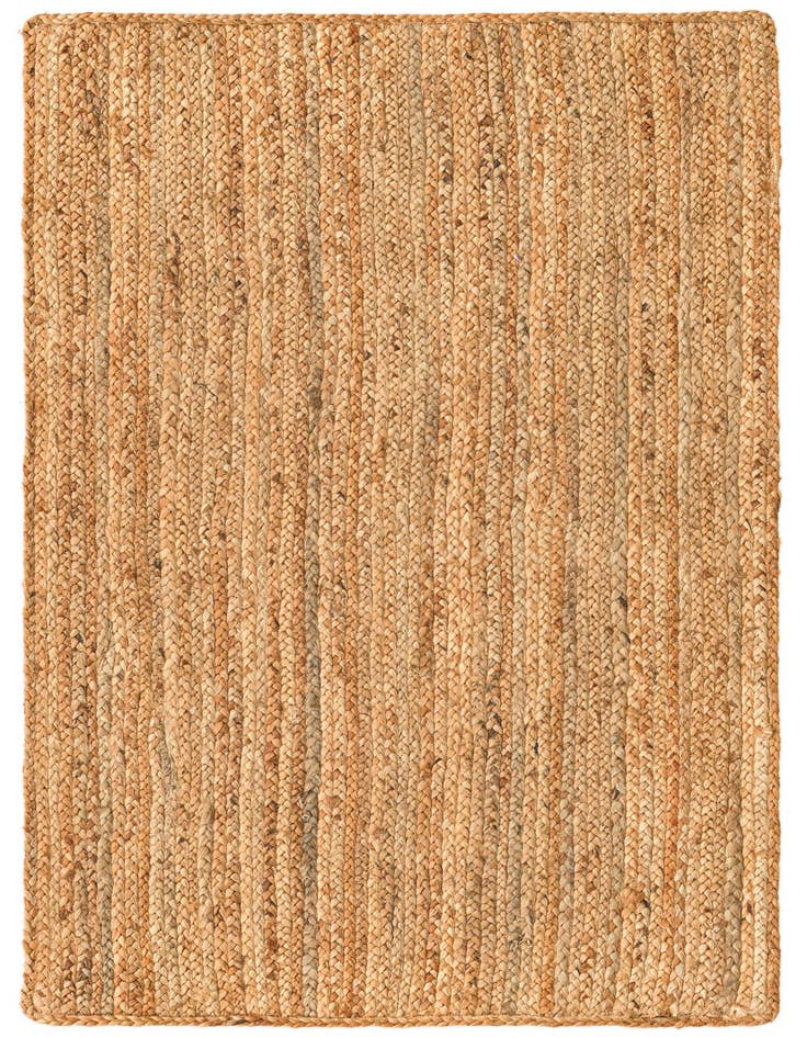 Detail image of  3' 3 x 5' 1  Hand Braided Jute Luxe Rug