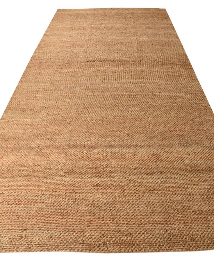 Detail image of  12' 2 x 14' 10  Hand Woven Braided Jute Rug