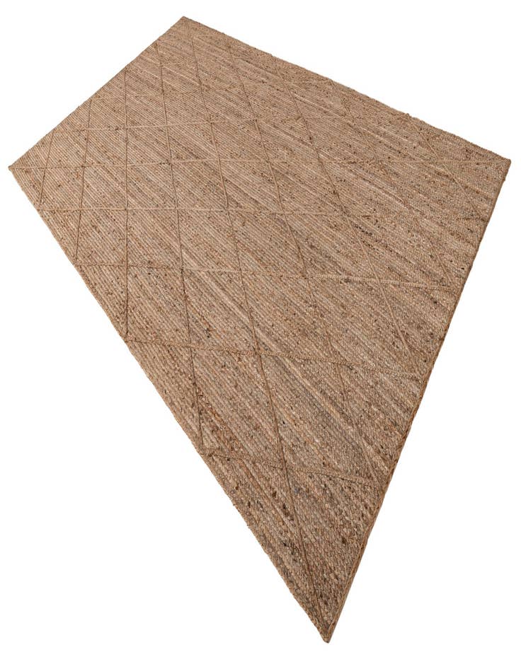 Detail image of  6' 10 x 12' 1  Hand Woven Braided Jute Rug