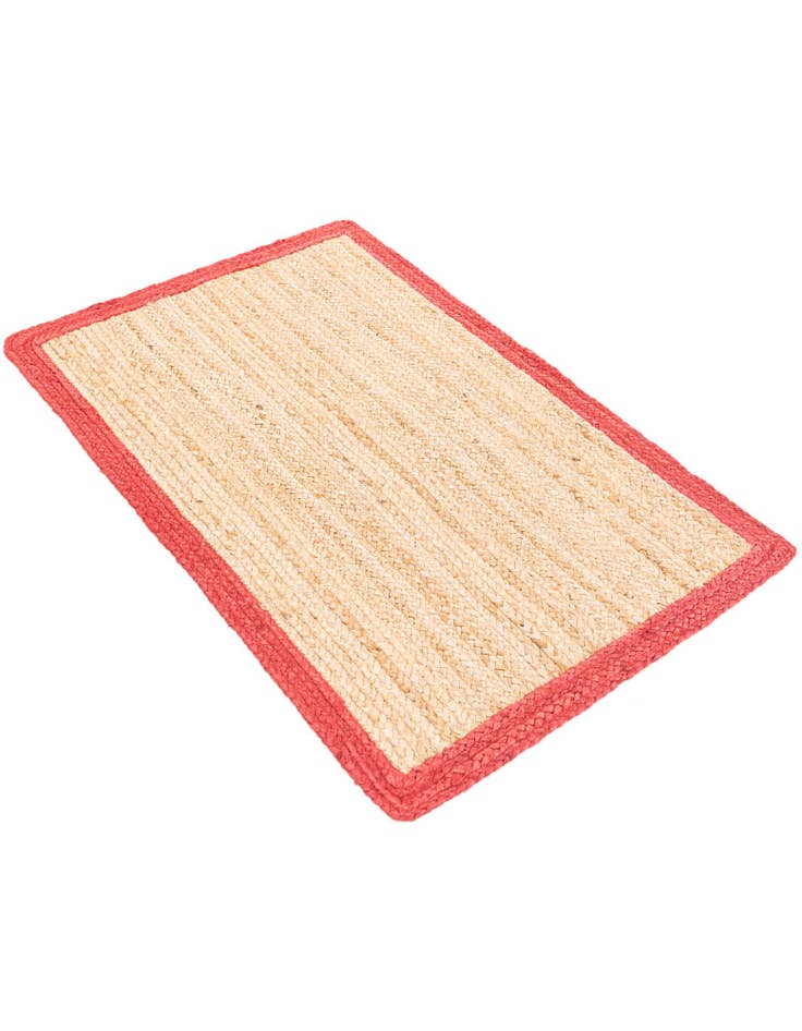 Detail image of  2' x 3'  Hand Braided Jute Rug