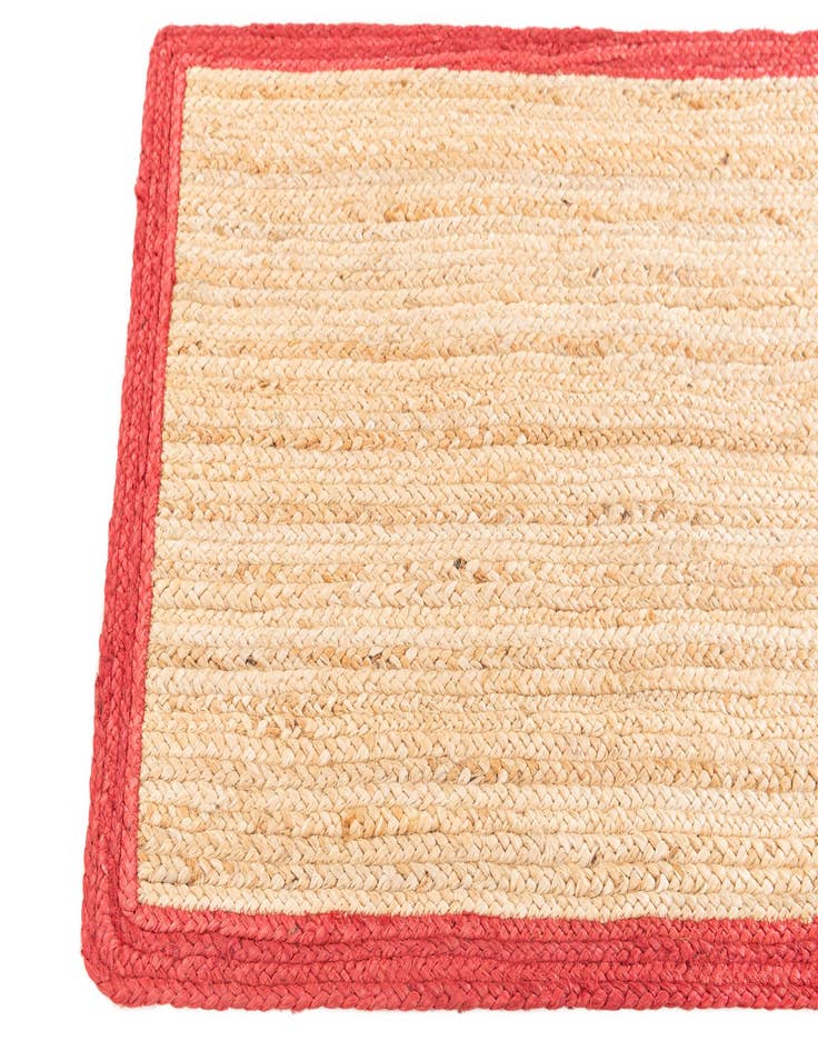 Detail image of  2' x 3'  Hand Braided Jute Rug